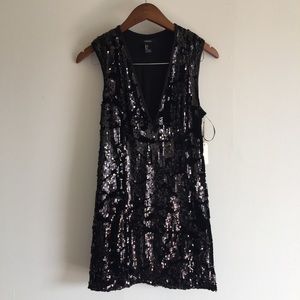 Black bling bling dress
